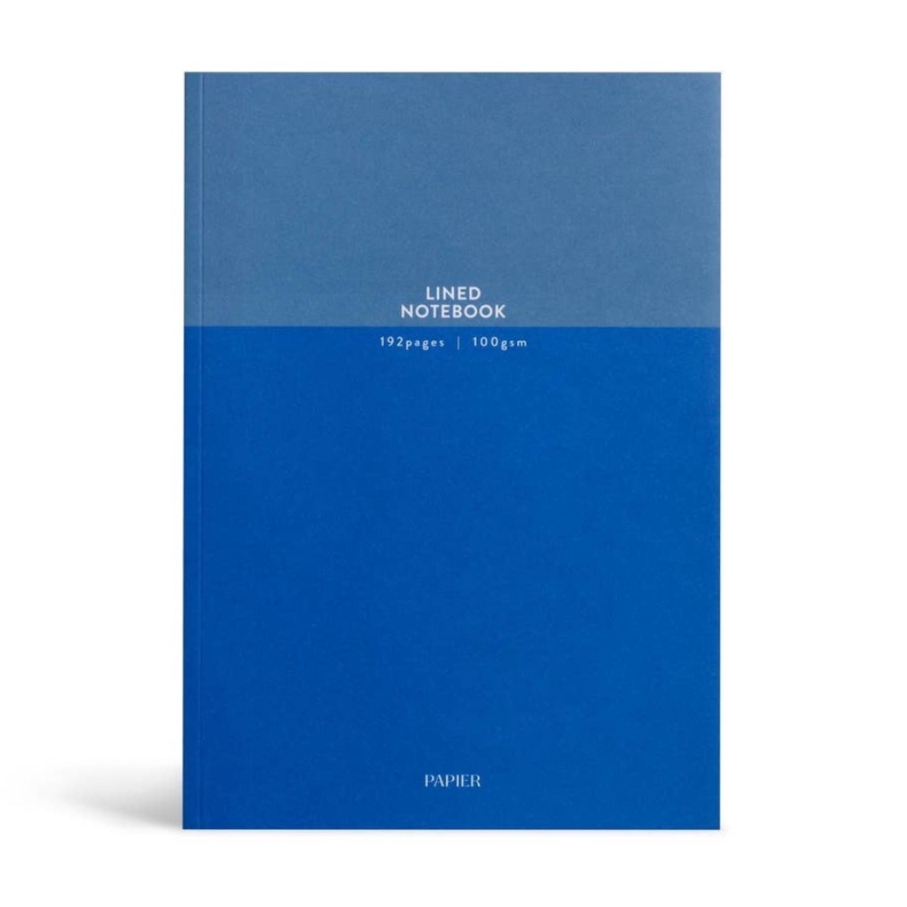 PAPIER Colorblock Softcover Lined Notebook with Fold Outs